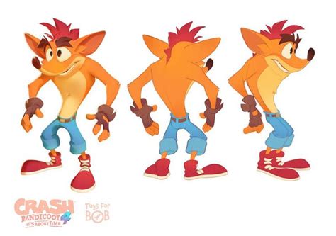 Artstation Crash Bandicoot The Trio Nicholas Kole Crash