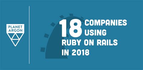 18 Companies Using Ruby On Rails In 2018 Planet Argon Blog