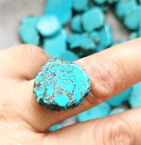 LOT 20pcs Matrix Turquoise Stone Freeform Slab Nugget Etsy