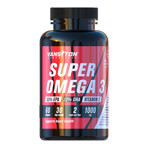 Купить Vansiton Super Omega-3 60 caps - Golden Pharm