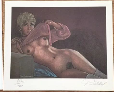 Jeune Fille Nue En Lingerie Sexy Pin Up Jessica Renaud Sign Num Rot New Intact Eur