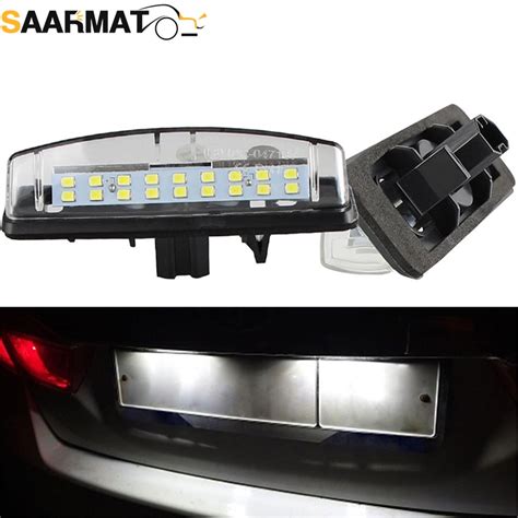 2Pcs CanBus LED Number License Plate Lights For Lexus IS200 IS300 LS430