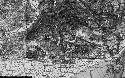 historic ordnance survey map  penhow  francis frith