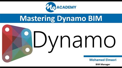 Mastering Dynamo Bim Diploma Youtube