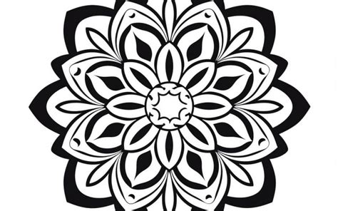 Mandala coloriage facile - Francais-rapide 🇫🇷