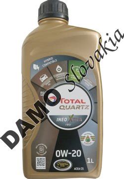 TOTAL QUARTZ INEO XTRA FIRST 0W 20 1l Motorové oleje sk