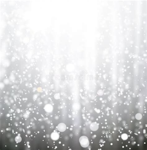 Textura Del Bokeh De La Nieve Ilustraci N Del Vector Ilustraci N De