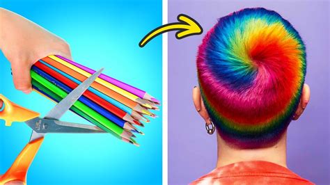 Genius Hair Dyeing Techniques And Hair Hacks Youtube