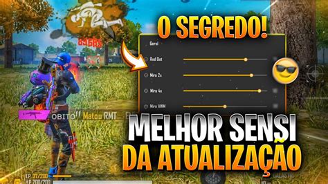 A melhor sensibilidade para nova atualização free fire Como subir capa