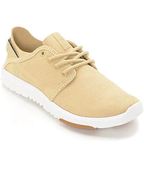 Etnies Women's Scout Taupe Shoes | Zumiez