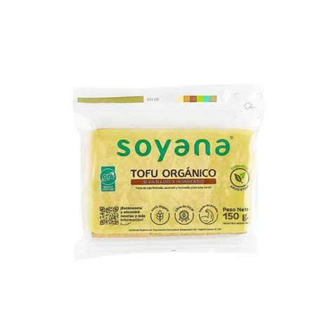 Tofu Organico Marinado Y Horneado X 150g Soyana