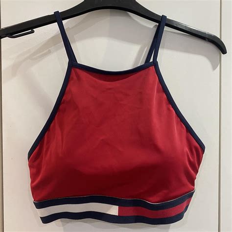 Tommy Hilfiger Bikini Top Size S Would Fit A Depop