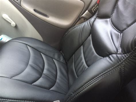Чехлы с поддержкой из экокожи — Toyota Echo, 1,5 л, 2000 года ...