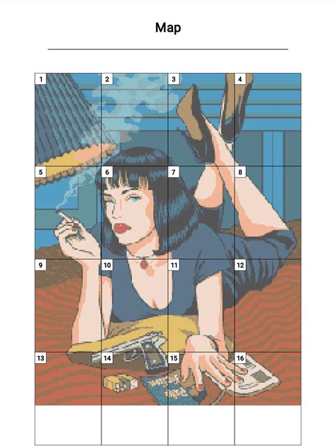 Pulp Fiction Cross Stitch Pattern Movie Cross Stitch Pattern Etsy