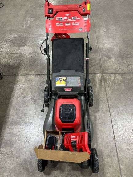 Milwaukee M18 Fuel Brushless Cordless 21 In Mower Tool Only Lambrecht Auction Inc