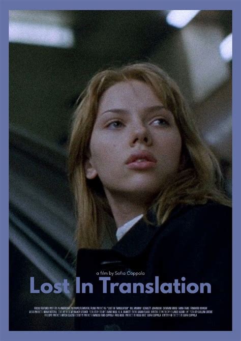 Lost In Translation 2003 Poster De Peliculas Peliculas Cine