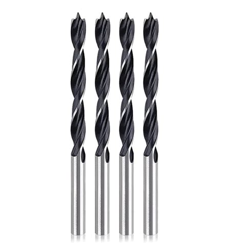 Pcs Hss Fully Ground Wood Brad Point Drill Bit Set For Wood Precision