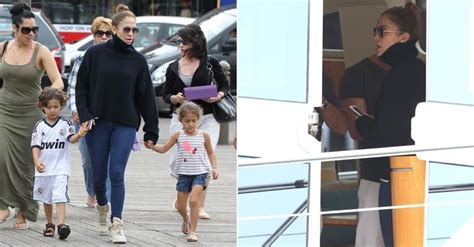 Jennifer Lopez Leva Fam Lia E Equipe Para Passeio De Barco