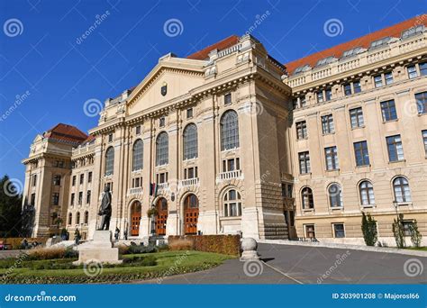 Building of the University of Debrecen, Hungary Stock Photo - Image of ...