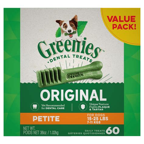 Greenies™ Original Petite Dental Dog Treats Value Pack 102kg 60