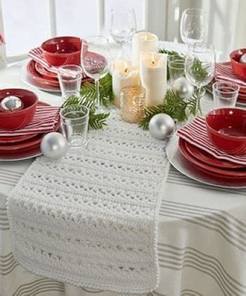 Crochet Runner Uncinetto Schemi Gratis Fab Crochet Table Runners