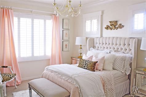 Pink And Gold Girls Bedroom Makeover Randi Garrett Design