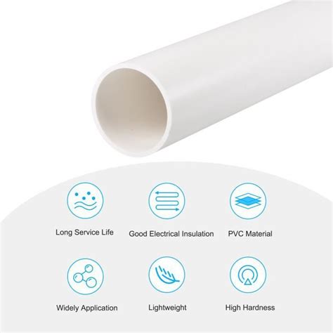 Tuyau Tube Polychlorure Vinyle Pvc Sourcing Map Mm Dia Int Rieur