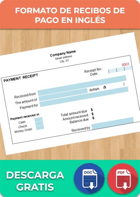 Recibos De Pago En Ingl S Milformatos Us