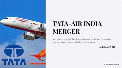 TATA AIR India Merger - 5811 - TATA-AIR INDIA MERGER Air India merging ...