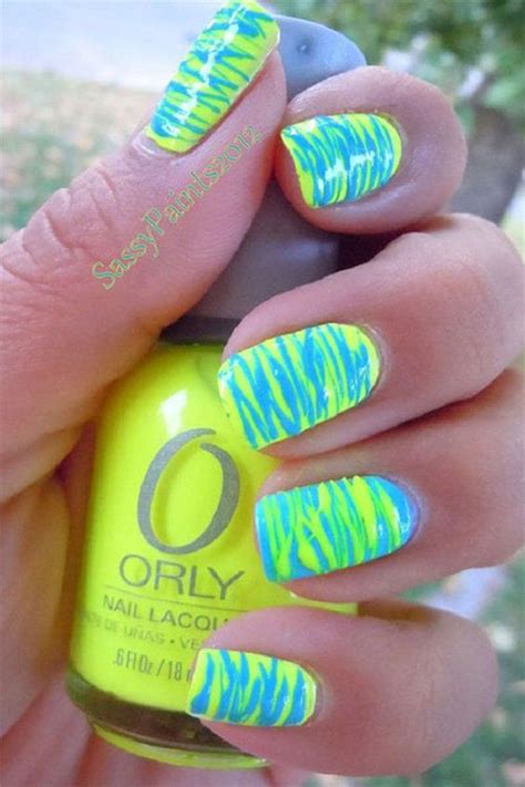 10+ Neon Summer Nails Art Designs & Ideas 2018 | Fabulous Nail Art Designs