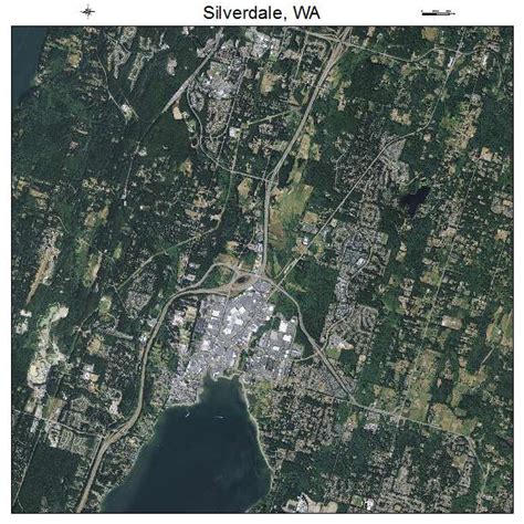 Aerial Photography Map of Silverdale, WA Washington