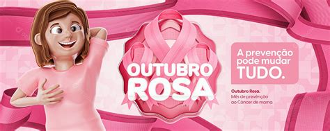 Prevenção é Vida Se Cuida Mulher Outubro Rosa Prevenção Ao Câncer De