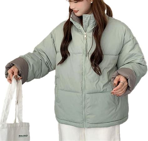 Municipal Puffer Coats for Women Trendy Short Winter Puffer Down ...