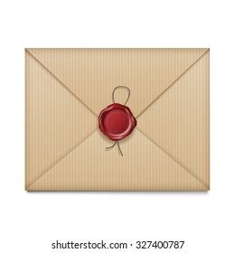 Envelope Letter Wax Seal Isolated On Stock Vector (Royalty Free) 327400787 | Shutterstock