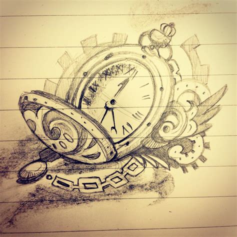 Steampunk Clock Drawing at GetDrawings | Free download