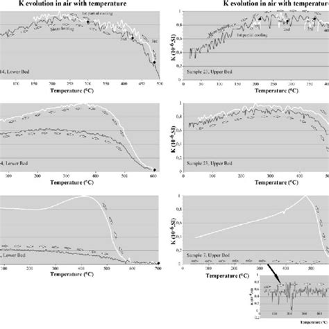 Thermal Evolution Of Magnetic Susceptibility For Two Representative