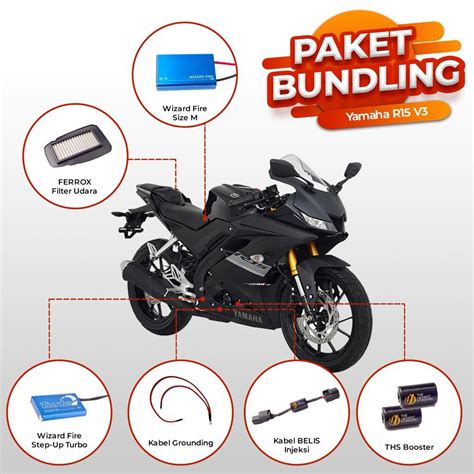 Jual Paket Lengkap Yamaha R15 V3 VixionR XSR 155 Shopee Indonesia