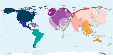 100 plus Year Olds - Worldmapper