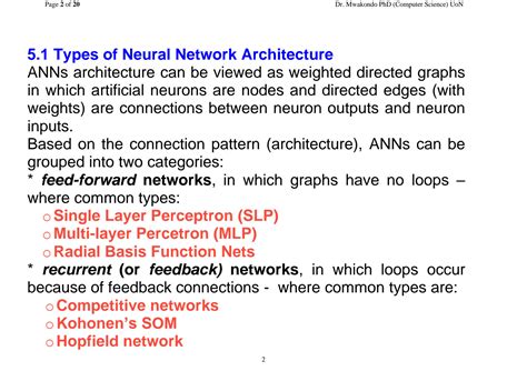 SOLUTION: Topic5 types of neural networks - Studypool