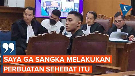 Mario Dandy Saya Enggak Menyangka Melakukan Perbuatan Sehebat Itu