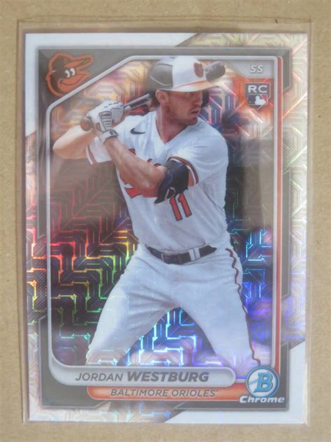 2024 BOWMAN MEGA BOX MOJO REFRACTOR JORDAN WESTBURG RC Topps 売買された