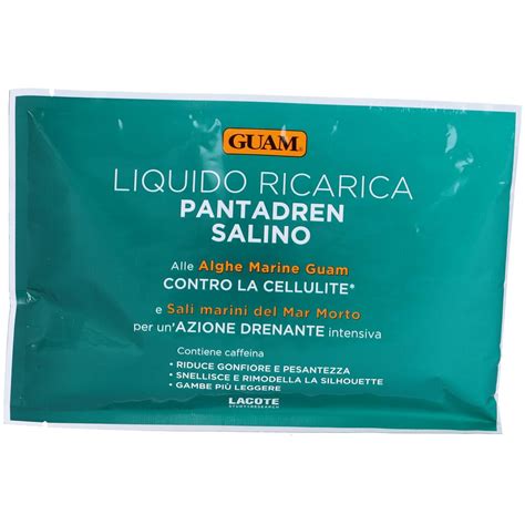 GUAM® Busta Liquido Ricarica Pantadren Salino Drenante Intensivo 100 ml ...