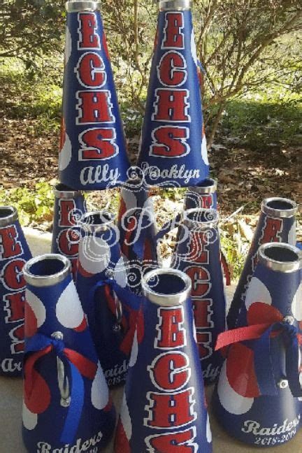 13 Team Mini Megaphones Cheer Ts Cheerleading Megaphones Cheer Team