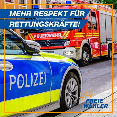 Mehr Respekt für Rettungskräfte FREIE WÄHLER Frankfurt