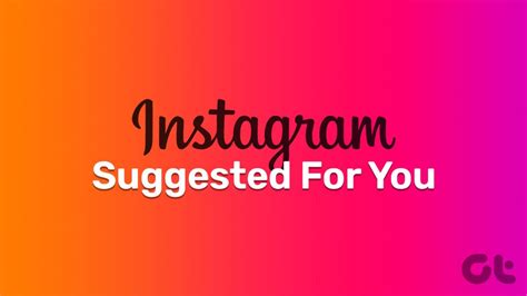 How To Turn Off Follow Suggestions On Instagram Guiding Tech