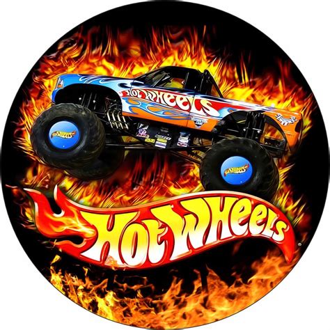 Painel Redondo Tecido Sublimado Hot Wheels Shopee Brasil