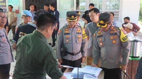 Kapolres Lamteng Polda Lampung Pastikan Pergeseran Logistik Dari Ppk Ke