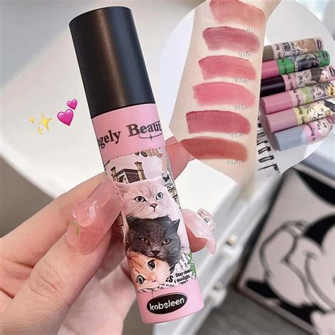 Kobeleen Cat Lip Glaze Lip Mud Matte Velvet Mist Lazada Ph