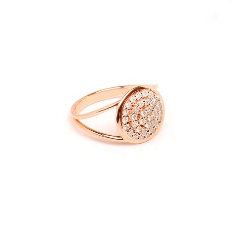 DIAMOND ROUND RING - Aurum Jewellery