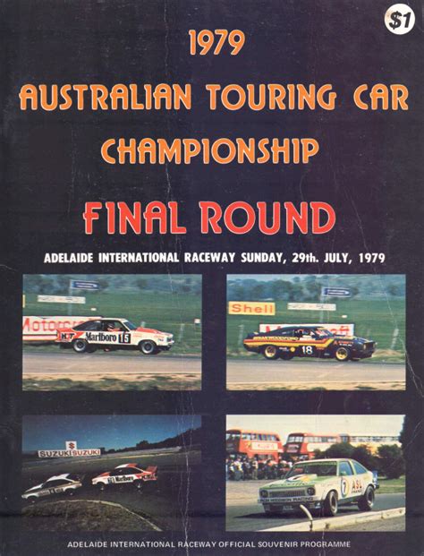 1979 Australian Touring Car Championship Programmes The Motor Racing